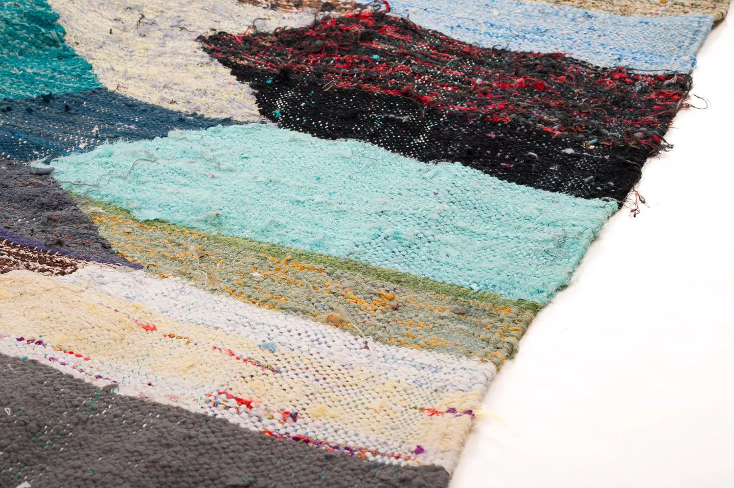 Alfombra Marroquí Bereber Boucherouite 145 x 295 cm