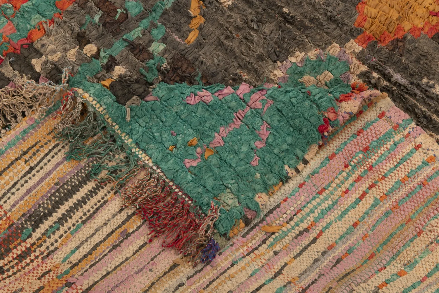 Alfombra Marroquí Bereber Boucherouite 180 x 120 cm