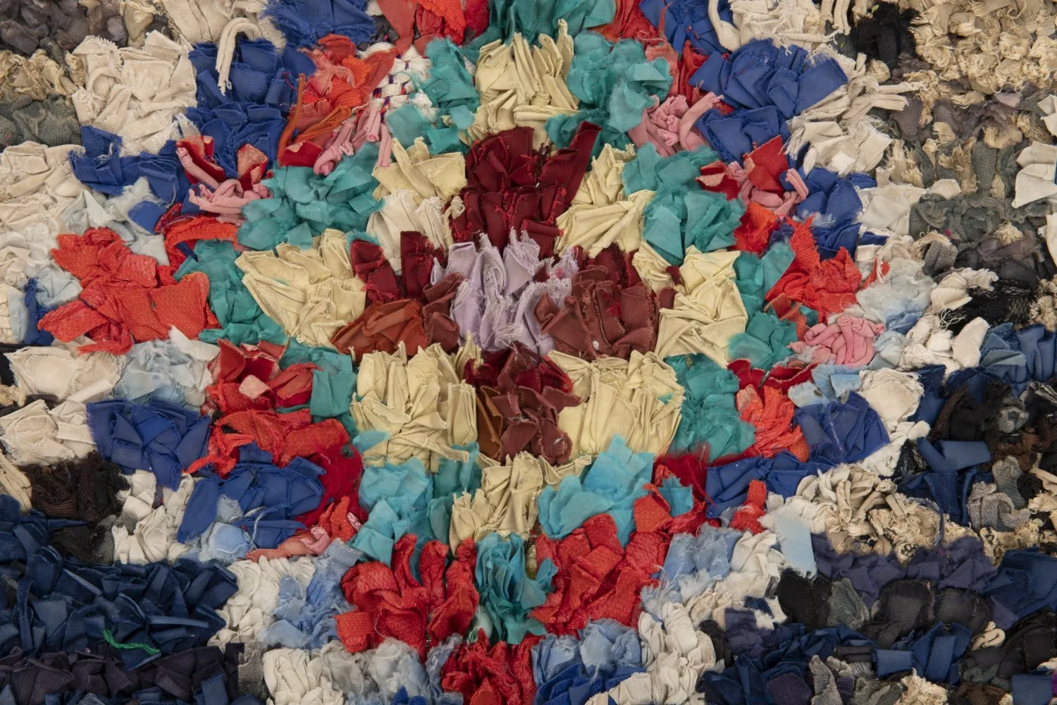 Alfombra Marroquí Bereber Boucherouite 175 x 115 cm