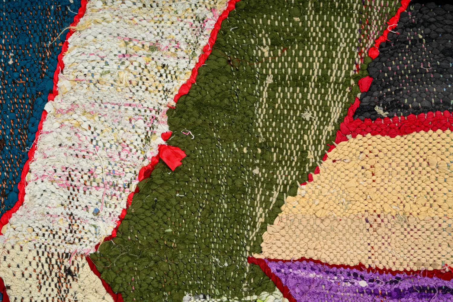 Alfombra Marroquí Bereber Boucherouite 140 x 250 cm