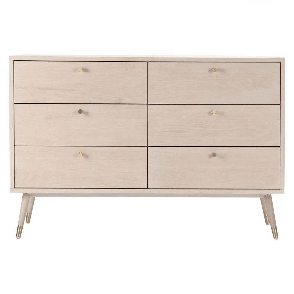 Cómoda - Prime - 6 lådor (roble blanco)