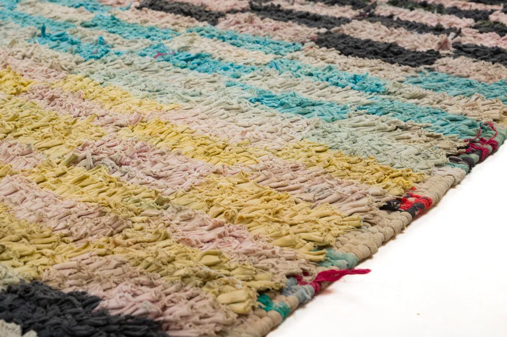 Alfombra Marroquí Bereber Boucherouite 320 x 160 cm