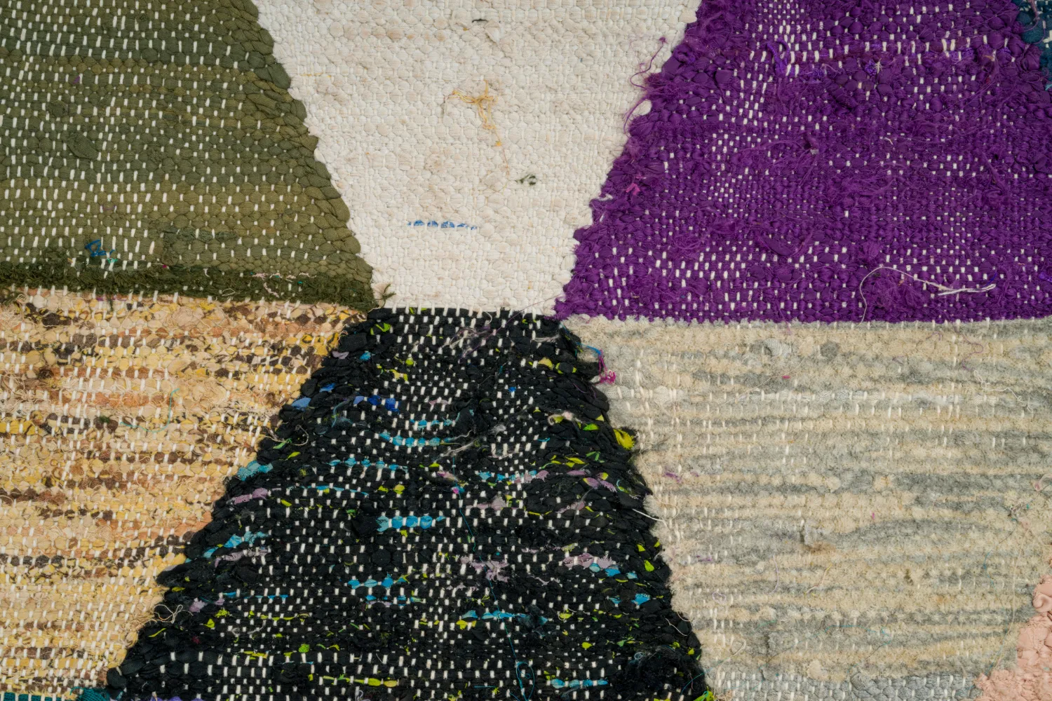 Alfombra Marroquí Bereber Boucherouite 150 x 305 cm