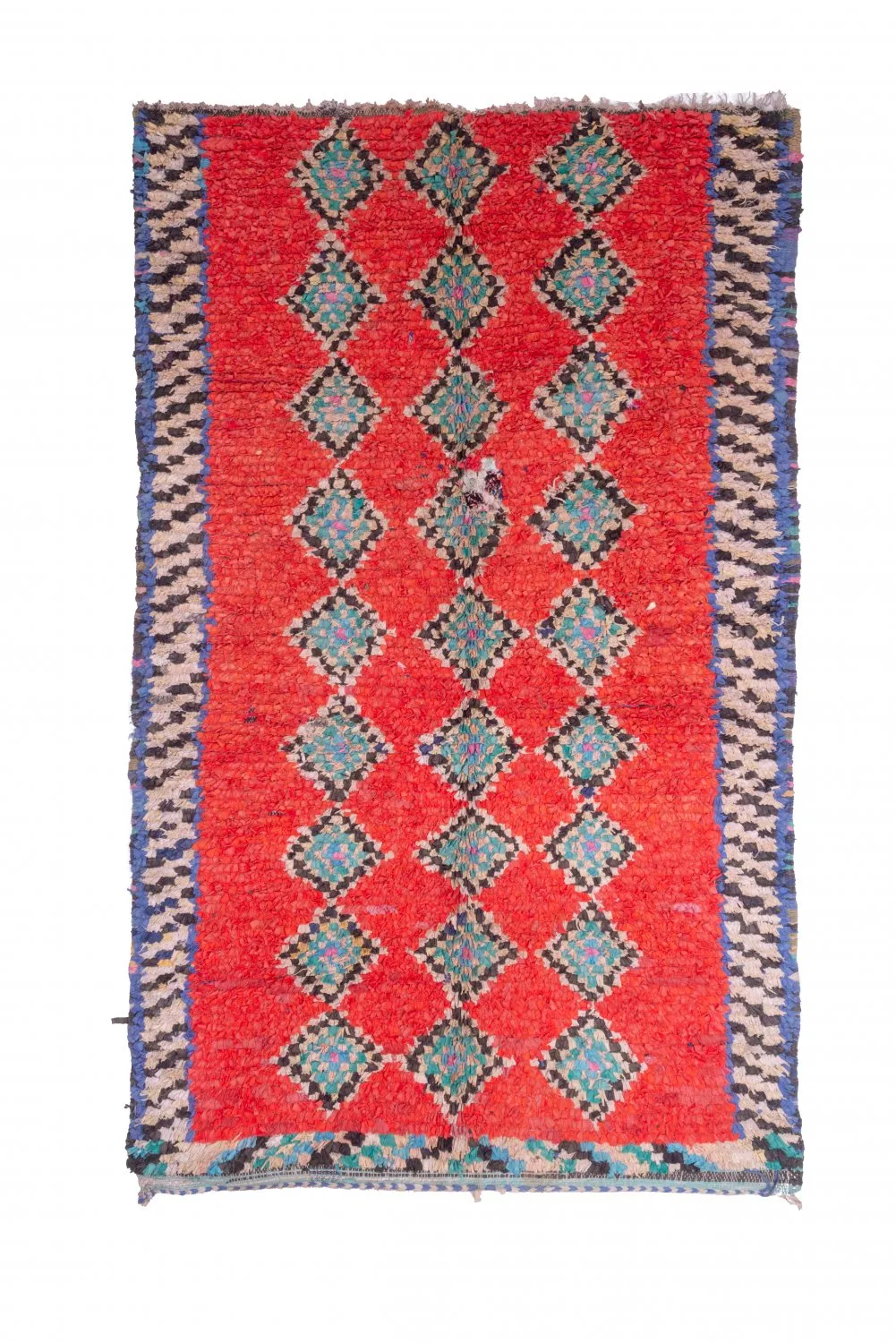 Alfombra Marroquí Bereber Boucherouite 285 x 170 cm