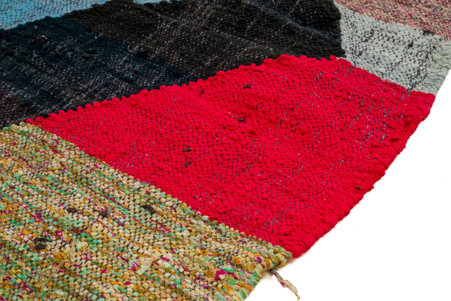 Alfombra Marroquí Bereber Boucherouite 135 x 240 cm