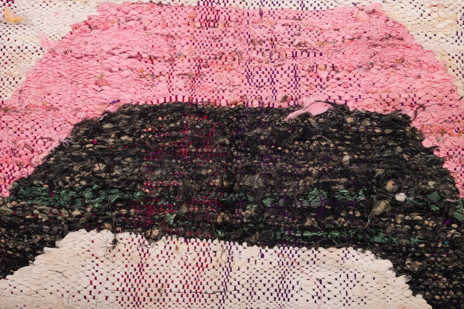 Alfombra Marroquí Bereber Boucherouite 150 x 310 cm