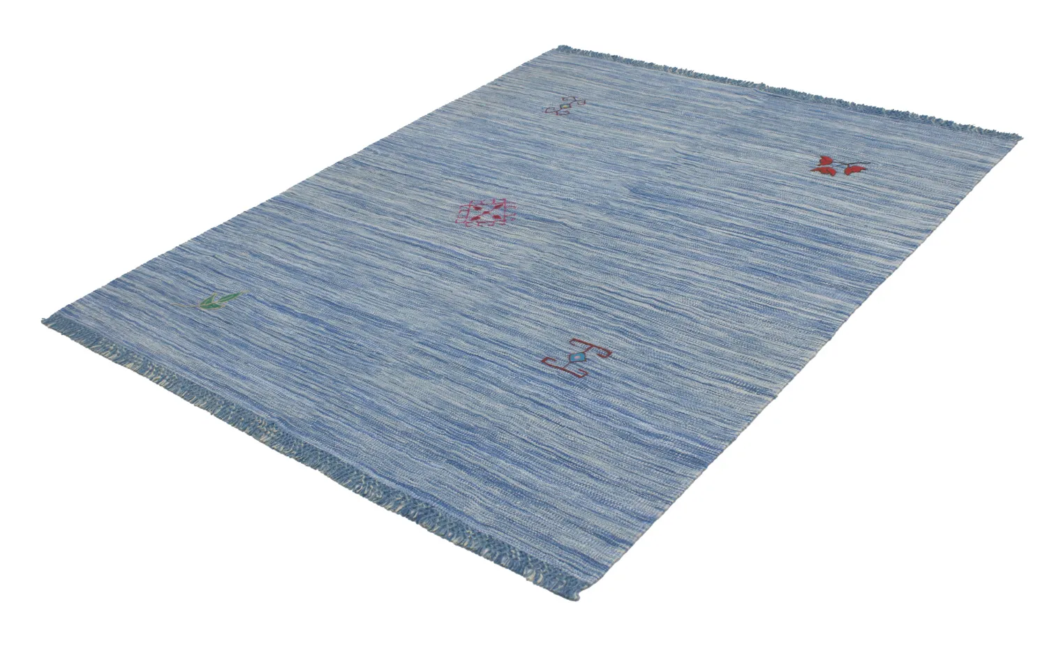 Alfombra Oriental - Modern Kelim Hand Woven - 155 x 203 cm