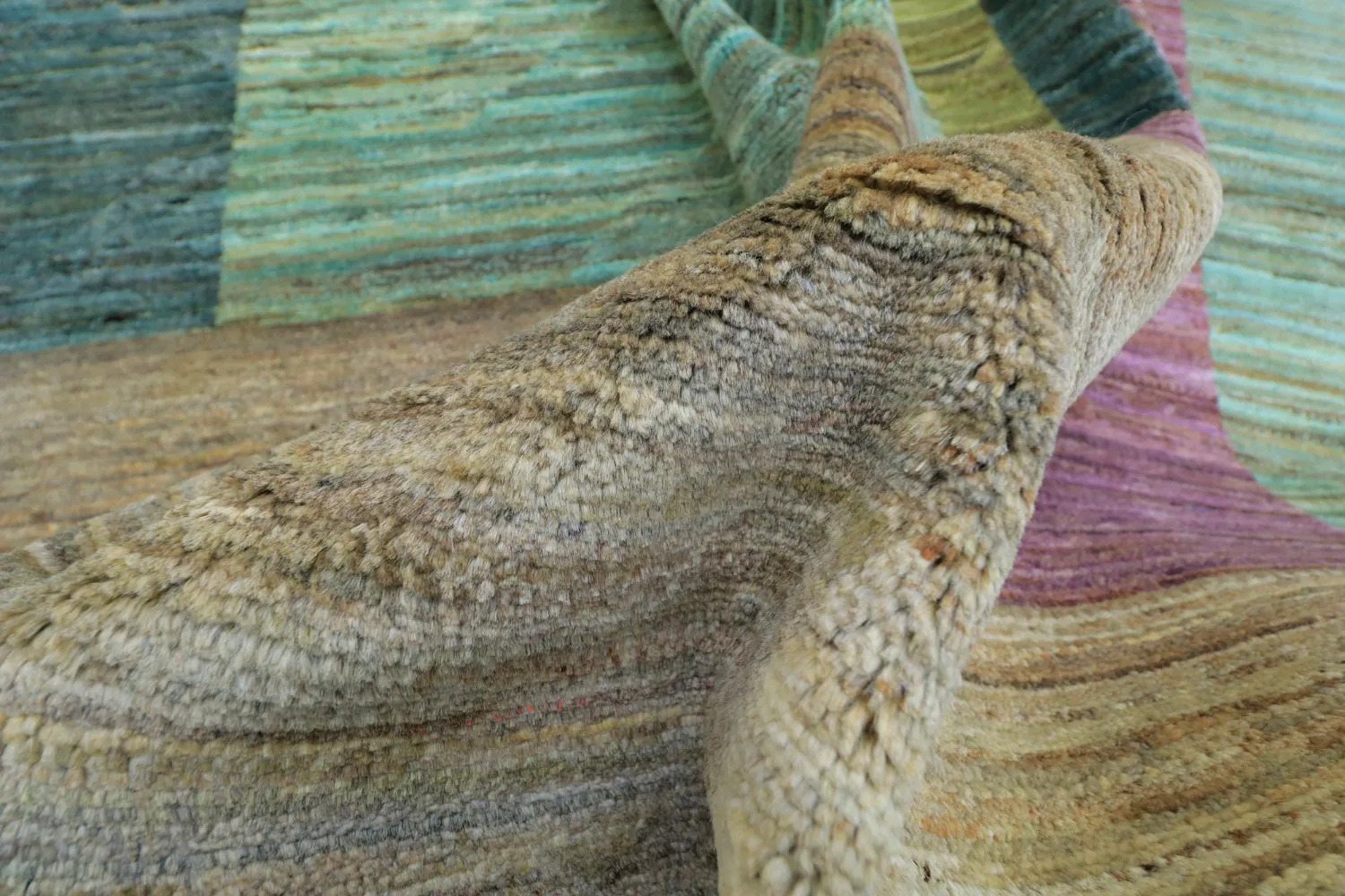 Alfombra Oriental - Gabbeh Bamiyan Hand Knotted - 168 x 230 cm