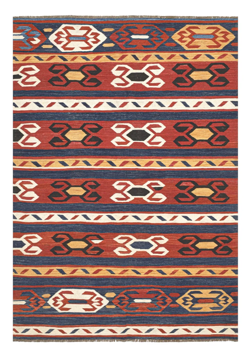Alfombra Oriental - Hazara Kelim Hand Woven - 198 x 289 cm