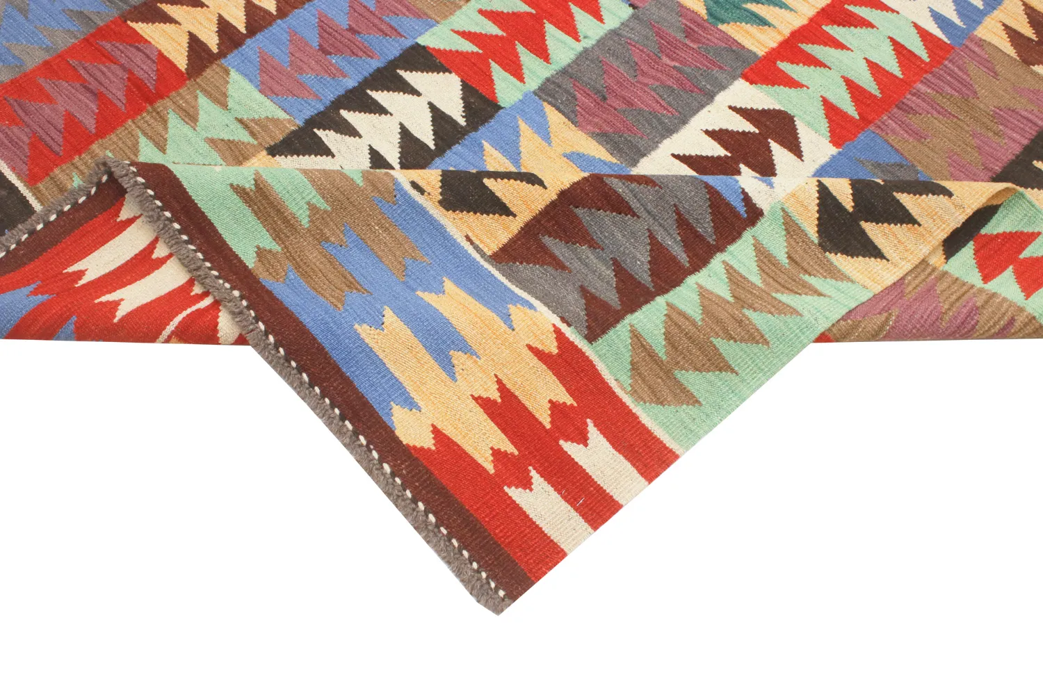 Alfombra Oriental - Hazara Kelim Hand Woven - 154 x 201 cm