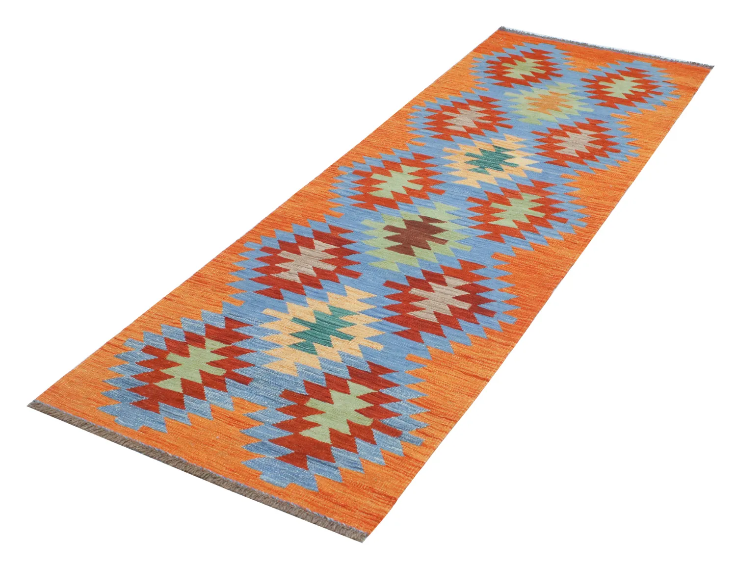 Alfombra Oriental - Hazara Kelim Hand Woven - 81 x 241 cm