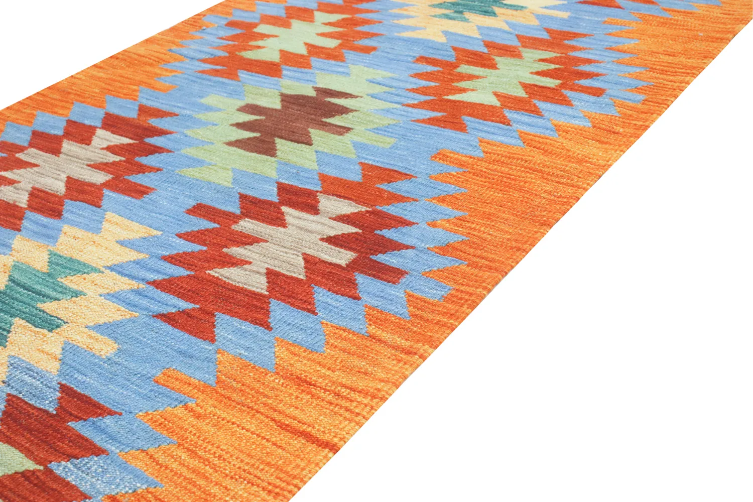 Alfombra Oriental - Hazara Kelim Hand Woven - 81 x 241 cm