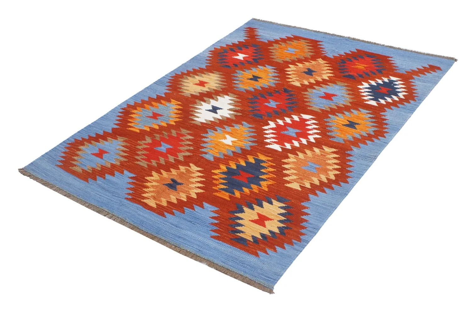 Alfombra Oriental - Hazara Kelim Hand Woven - 135 x 184 cm