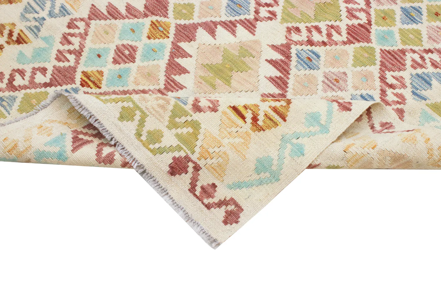 Alfombra Oriental - Vegi Kelim Hand Woven - 99 x 155 cm