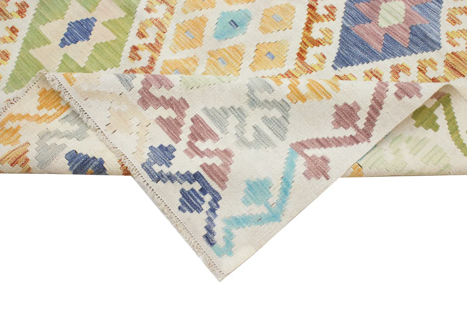 Alfombra Oriental - Vegi Kelim Hand Woven - 159 x 200 cm