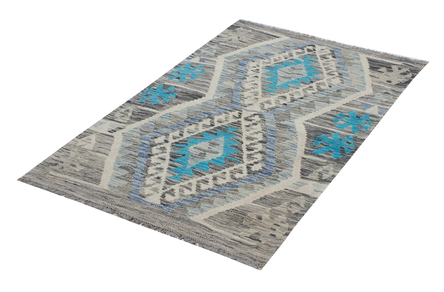 Alfombra Oriental - Vegi Kelim Hand Woven - 86 x 123 cm