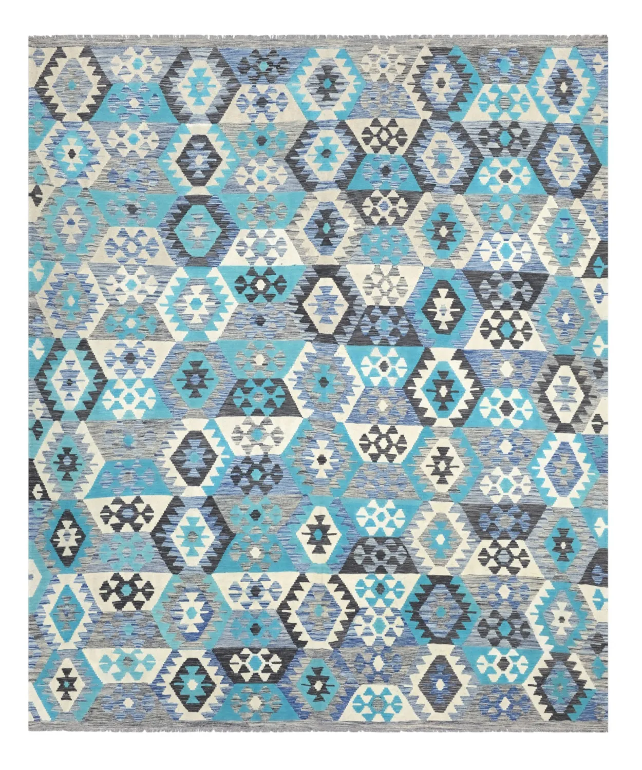 Alfombra Oriental - Vegi Kelim Hand Woven - 251 x 305 cm