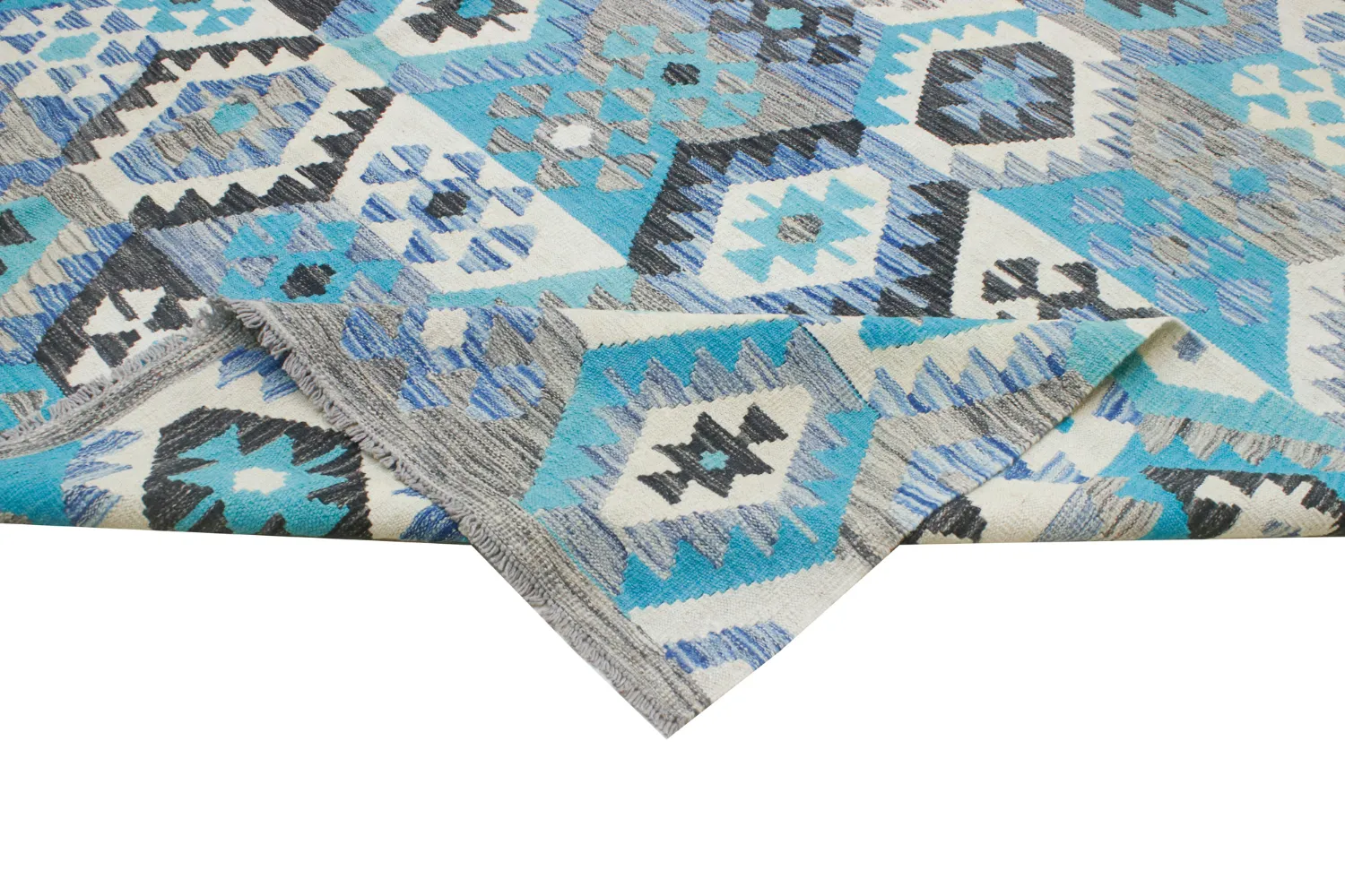 Alfombra Oriental - Vegi Kelim Hand Woven - 251 x 305 cm