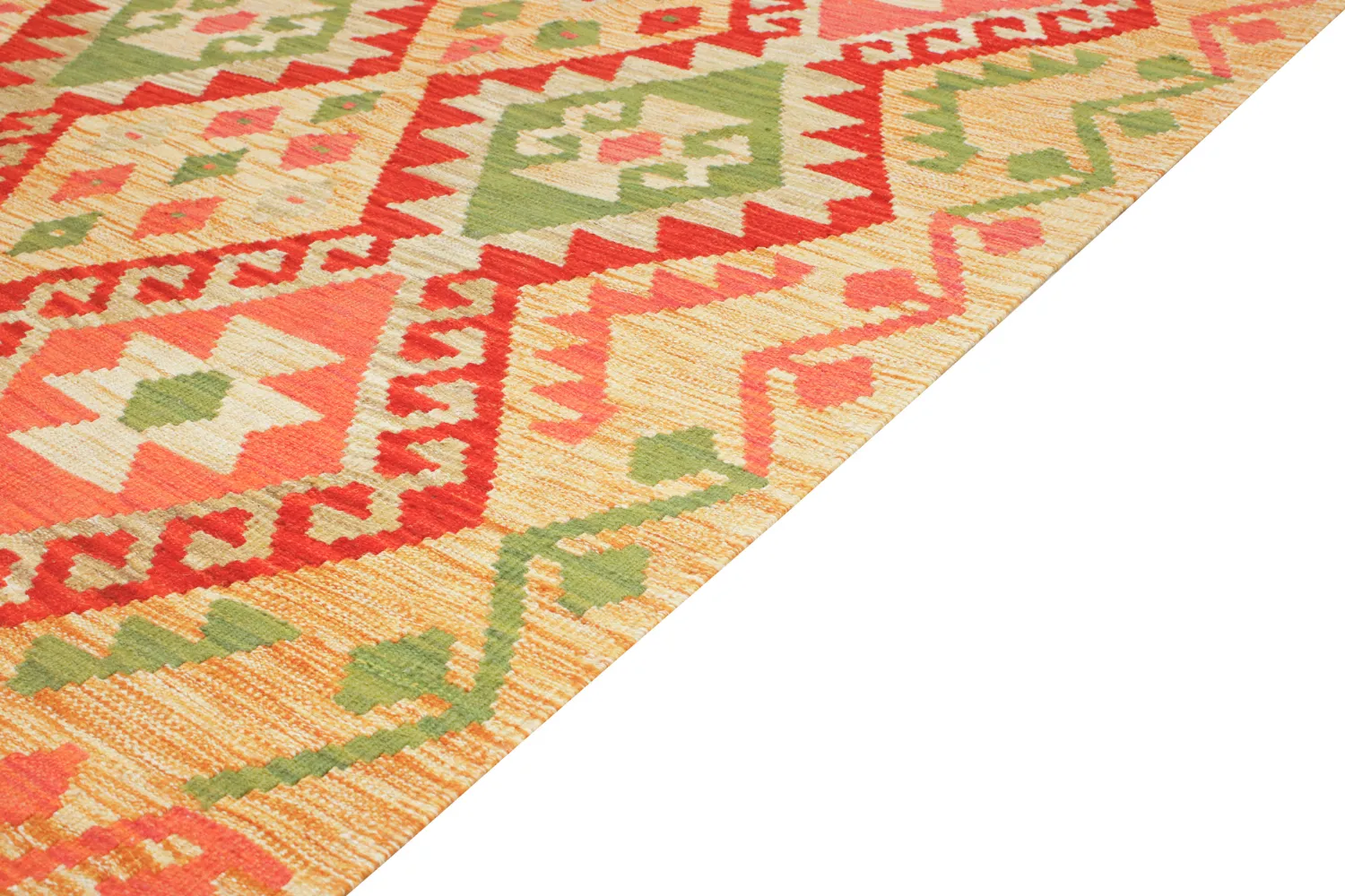Alfombra Oriental - Vegi Kelim Hand Woven - 129 x 177 cm