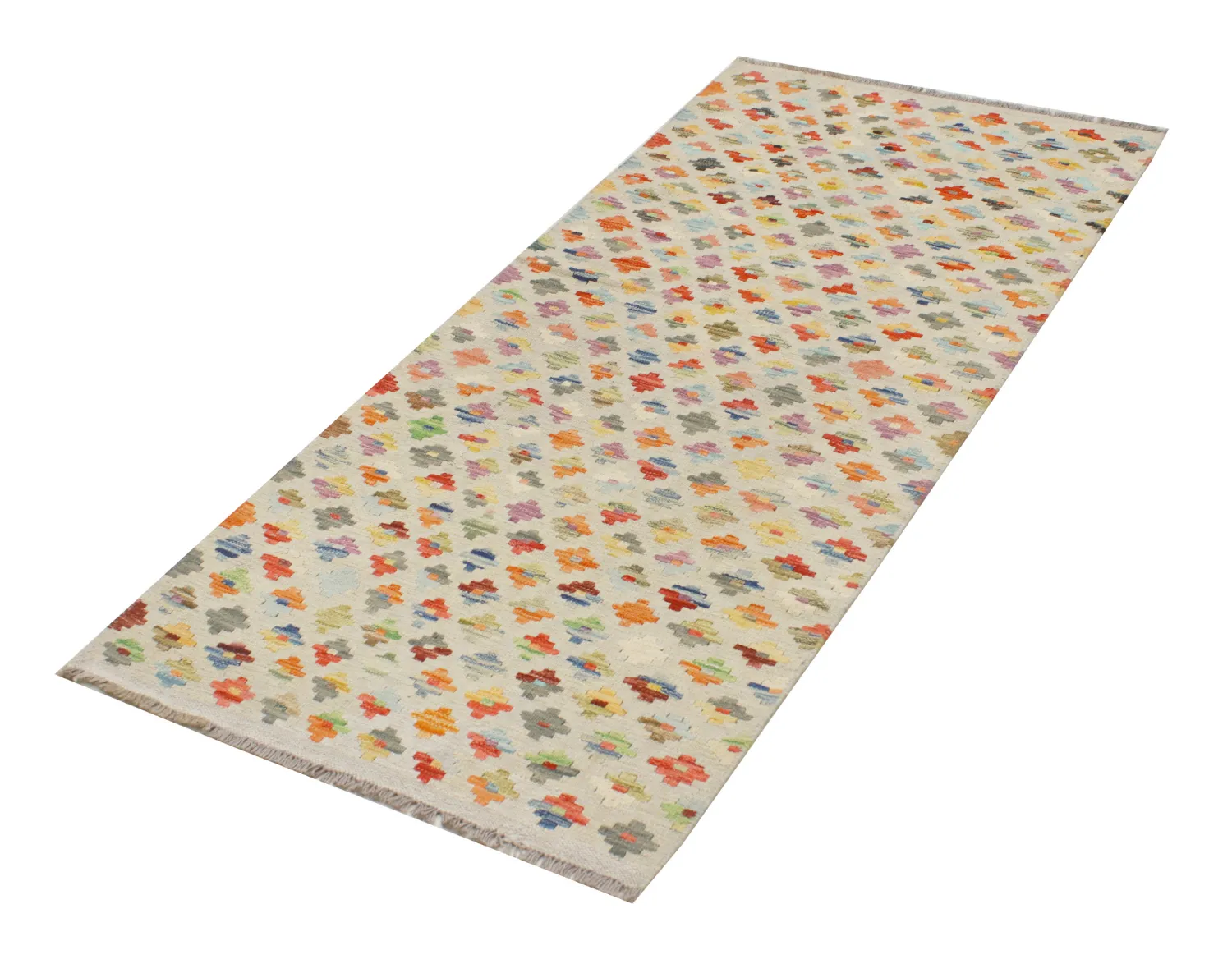 Alfombra Oriental - Vegi Kelim Hand Woven - 77 x 197 cm