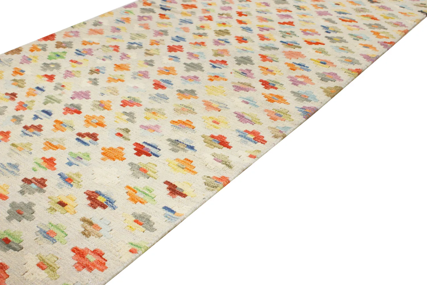 Alfombra Oriental - Vegi Kelim Hand Woven - 77 x 197 cm