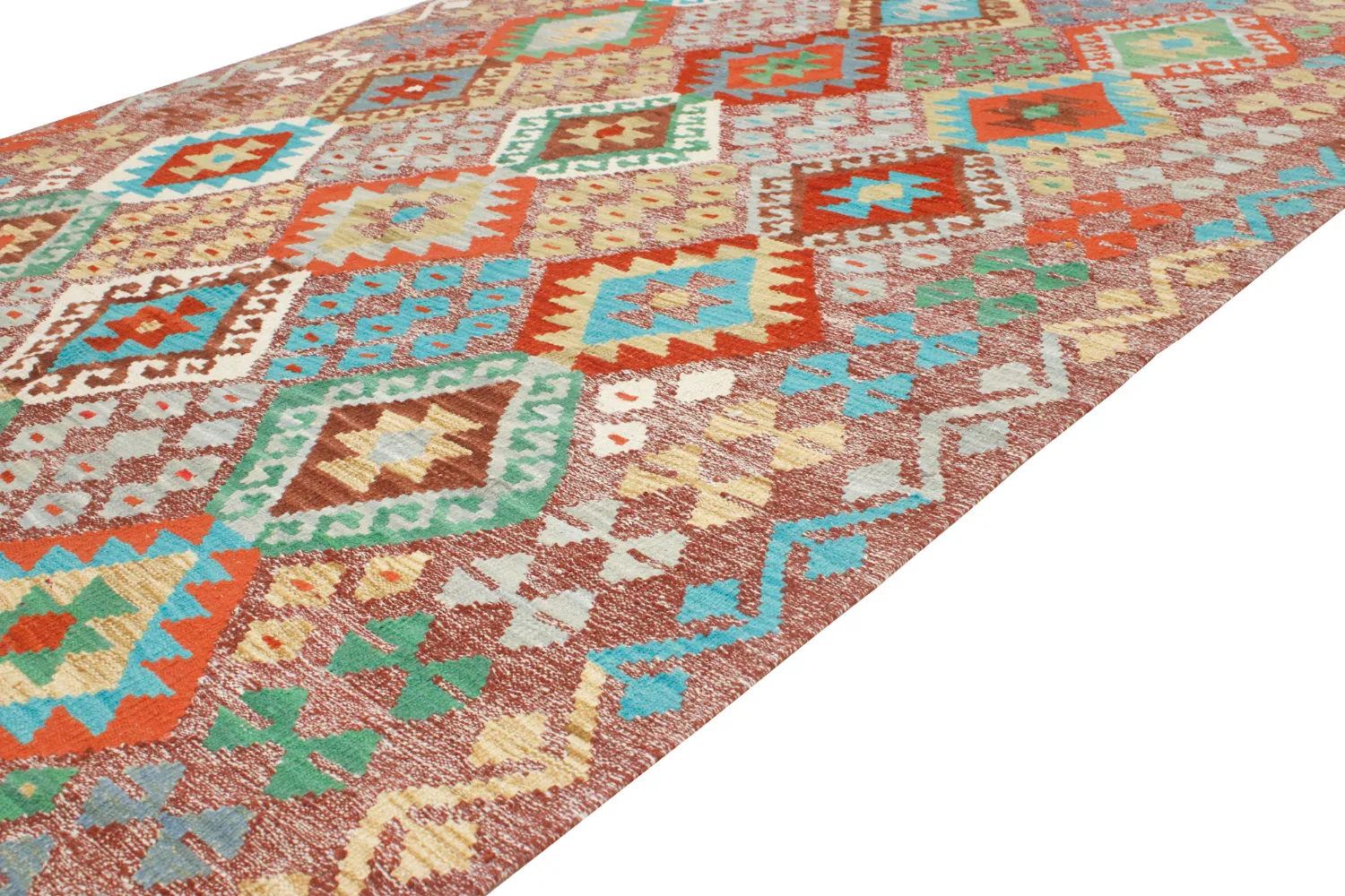 Alfombra Oriental - Vegi Kelim Hand Woven - 174 x 241 cm