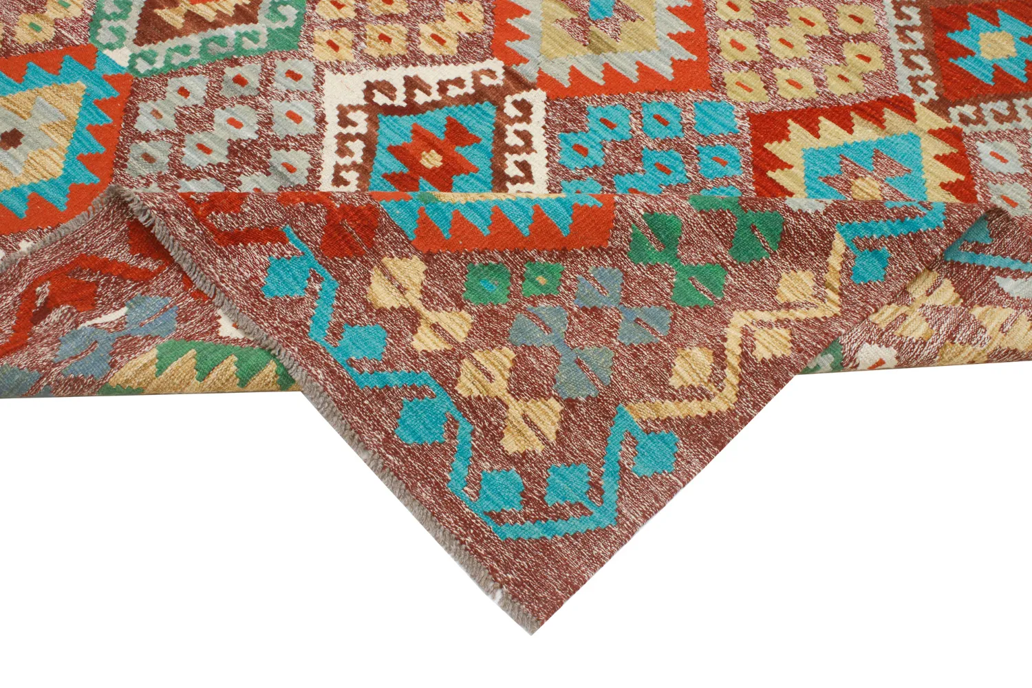 Alfombra Oriental - Vegi Kelim Hand Woven - 174 x 241 cm