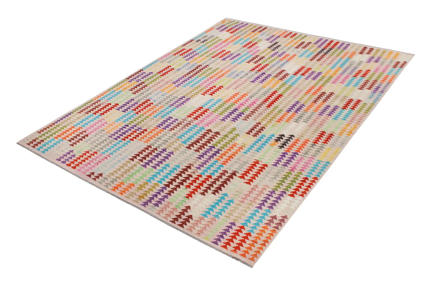 Alfombra Oriental - Vegi Kelim Hand Woven - 298 x 403 cm