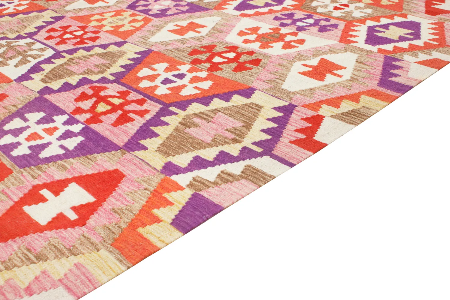 Alfombra Oriental - Vegi Kelim Hand Woven - 251 x 300 cm