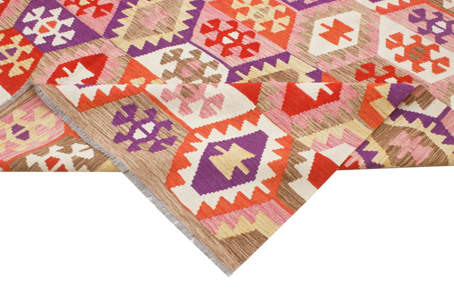 Alfombra Oriental - Vegi Kelim Hand Woven - 251 x 300 cm