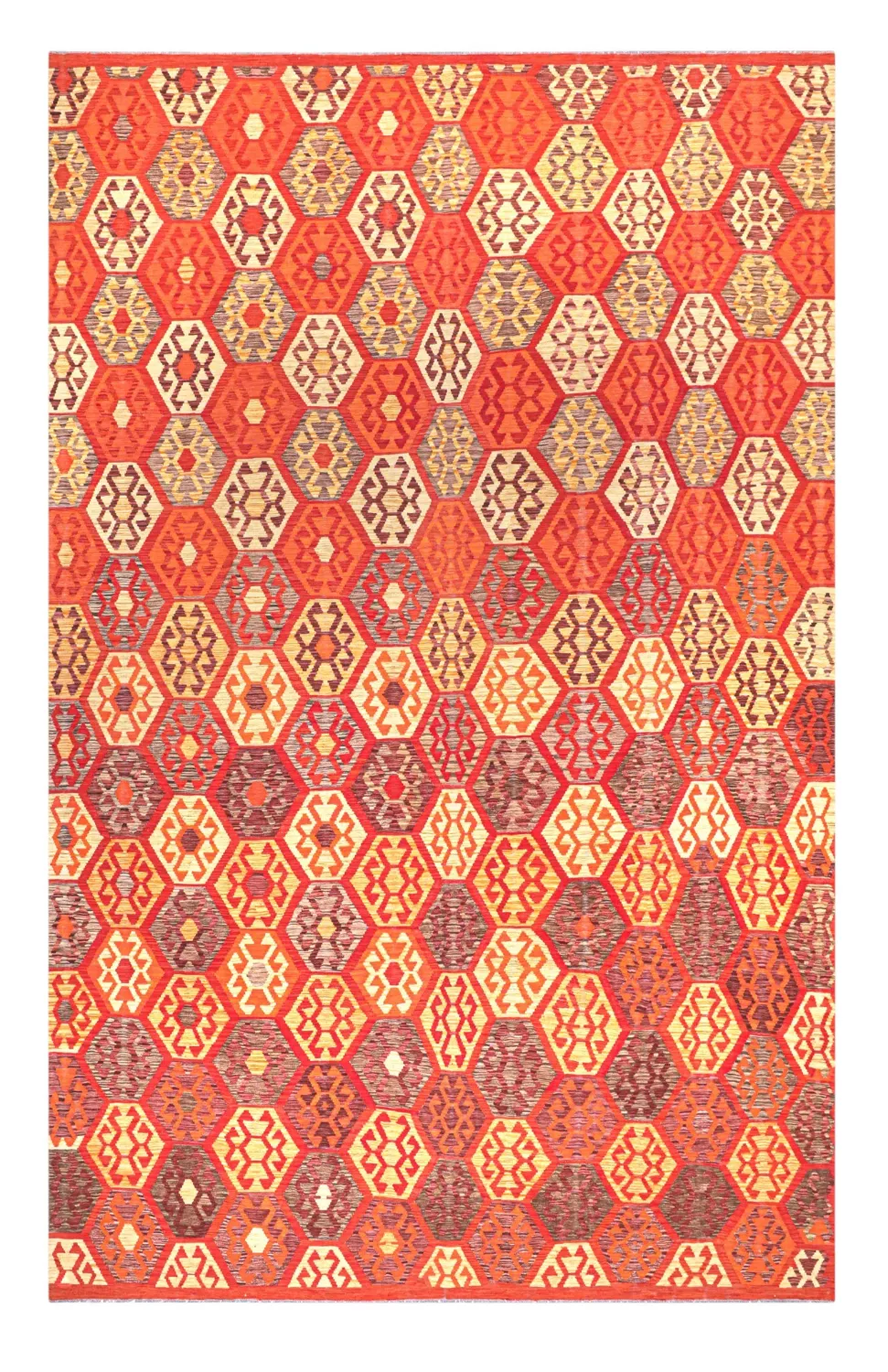 Alfombra Oriental - Vegi Kelim Hand Woven - 301 x 487 cm