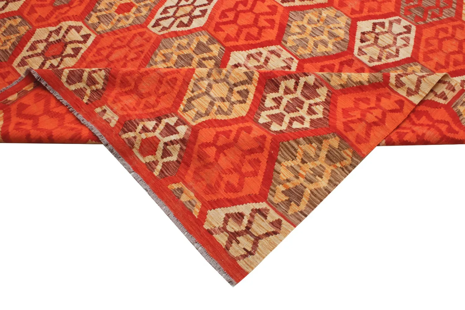 Alfombra Oriental - Vegi Kelim Hand Woven - 301 x 487 cm