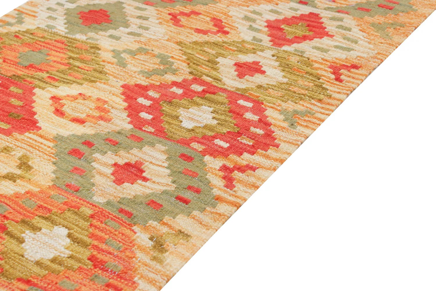Alfombra Oriental - Vegi Kelim Hand Woven - 54 x 86 cm