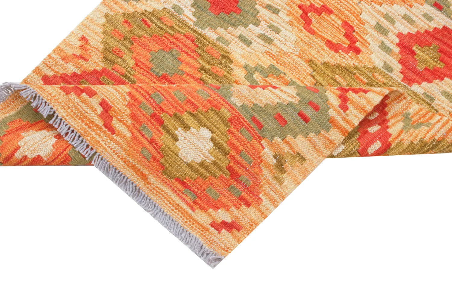 Alfombra Oriental - Vegi Kelim Hand Woven - 54 x 86 cm