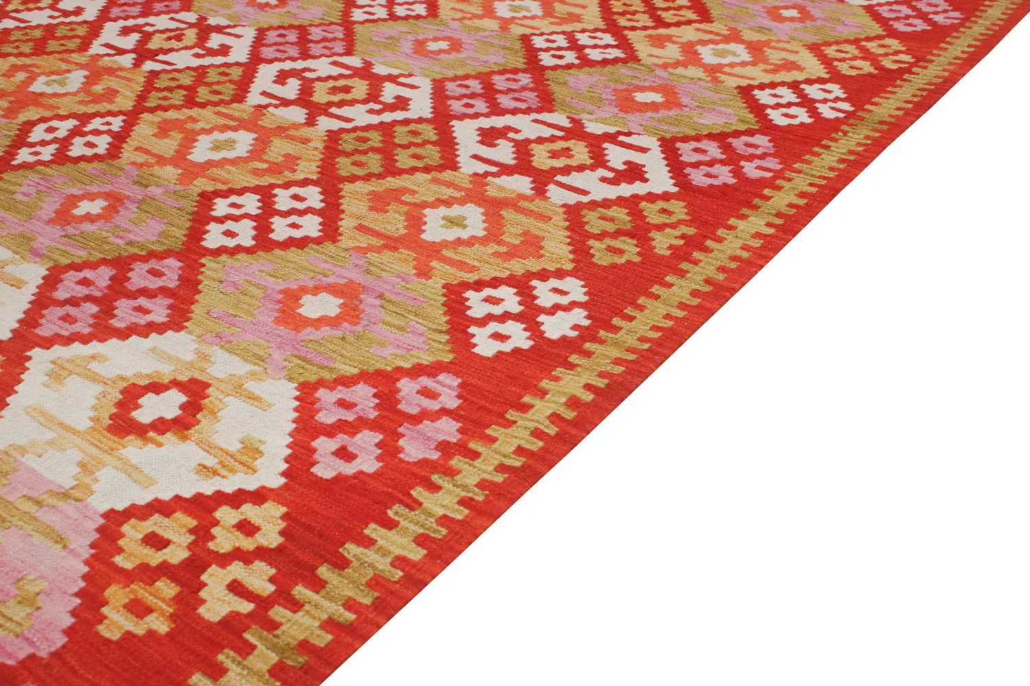 Alfombra Oriental - Vegi Kelim Hand Woven - 207 x 294 cm