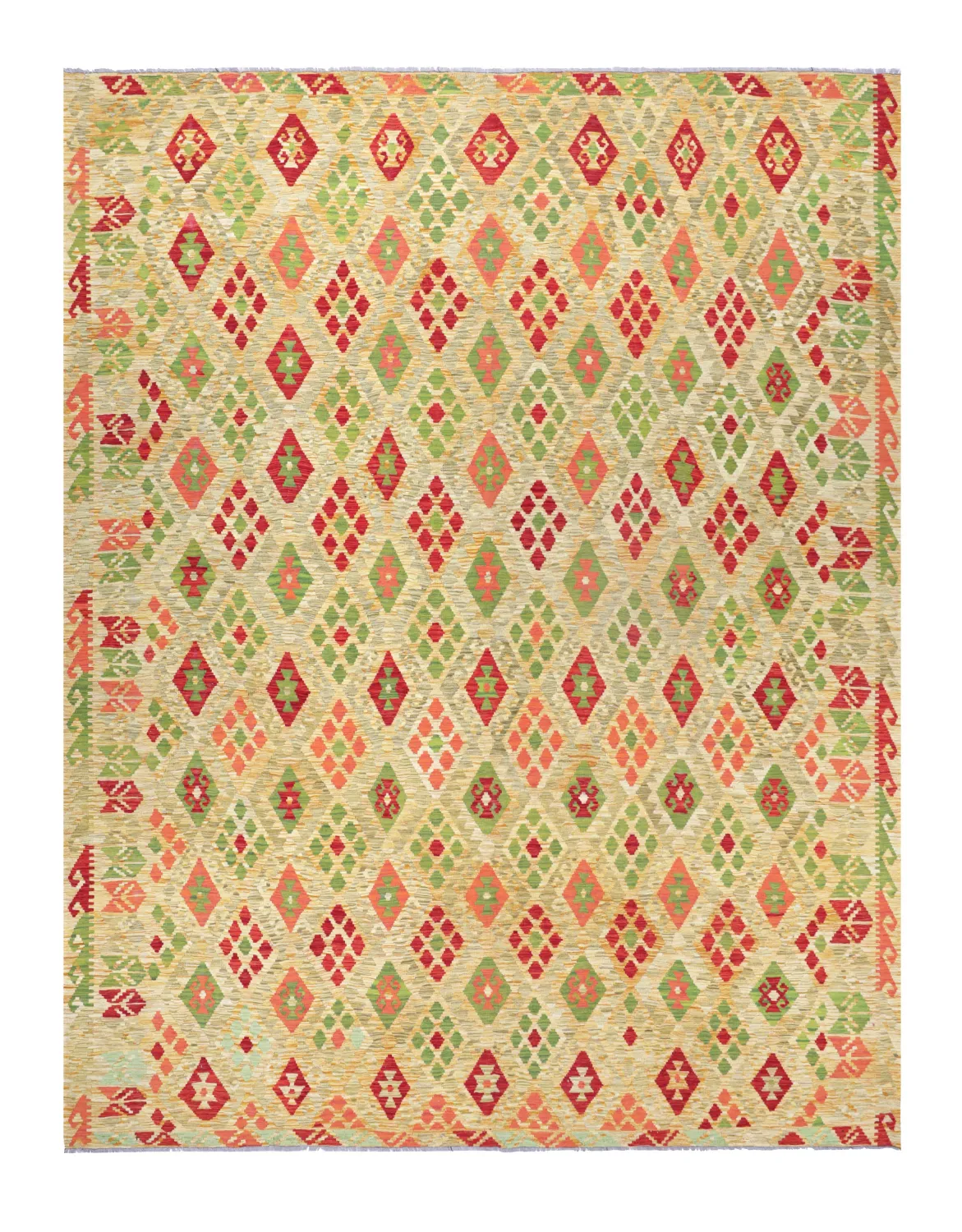 Alfombra Oriental - Vegi Kelim Hand Woven - 305 x 392 cm