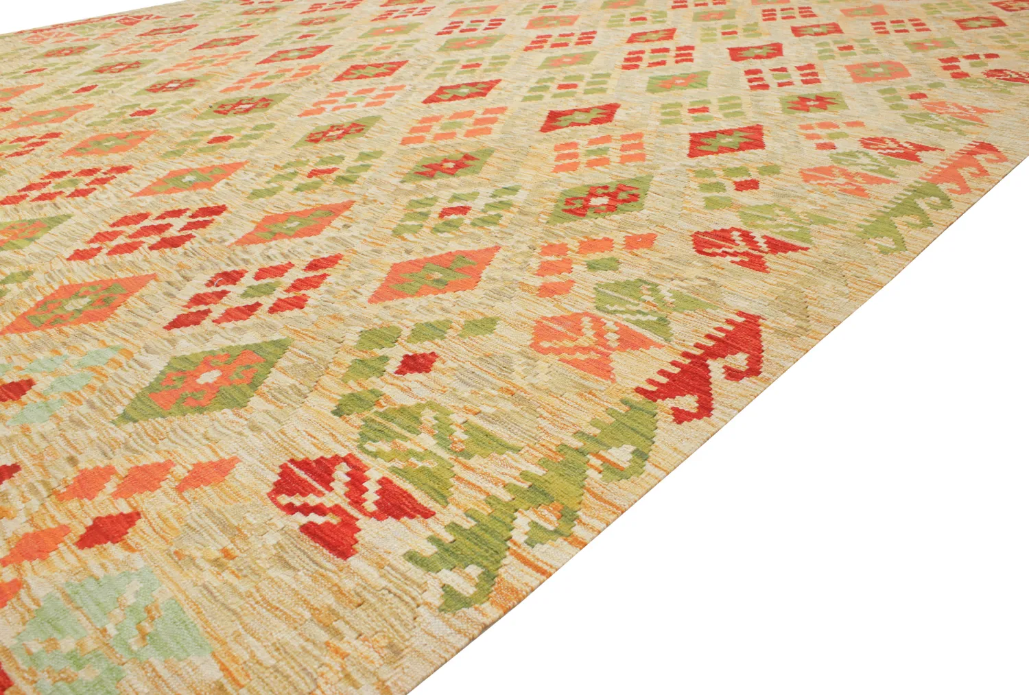 Alfombra Oriental - Vegi Kelim Hand Woven - 305 x 392 cm