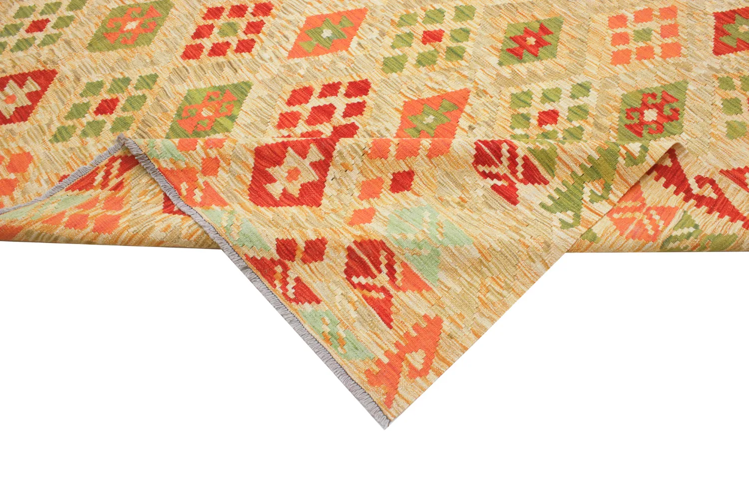 Alfombra Oriental - Vegi Kelim Hand Woven - 305 x 392 cm