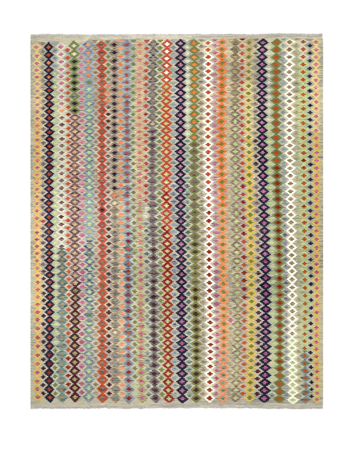 Alfombra Oriental - Vegi Kelim Hand Woven - 296 x 344 cm