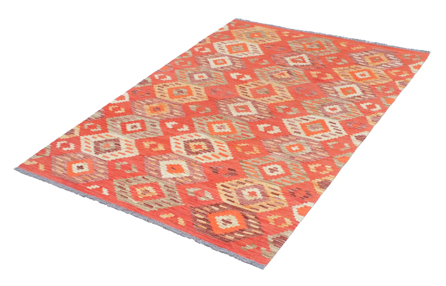 Alfombra Oriental - Vegi Kelim Hand Woven - 123 x 172 cm