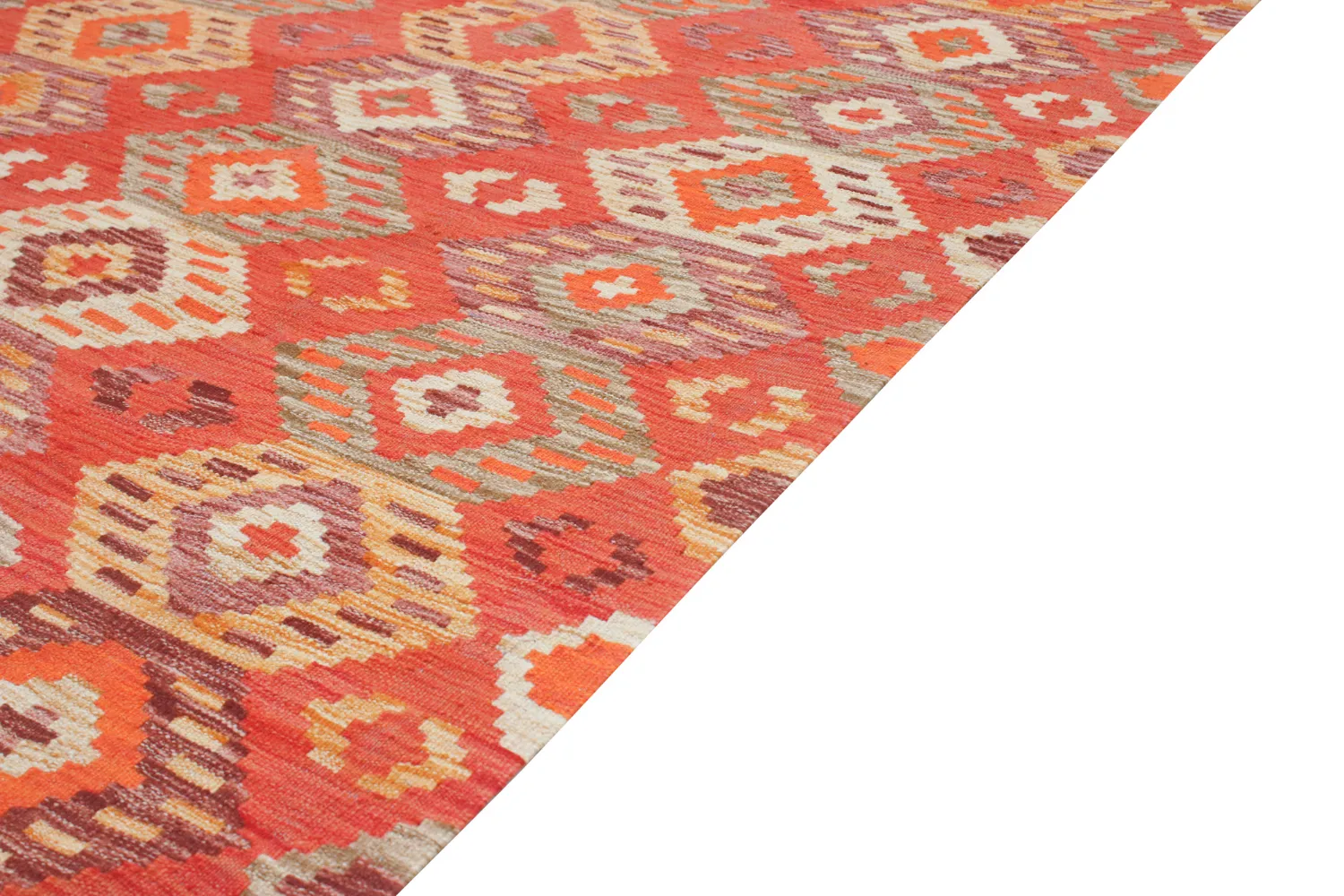 Alfombra Oriental - Vegi Kelim Hand Woven - 123 x 172 cm
