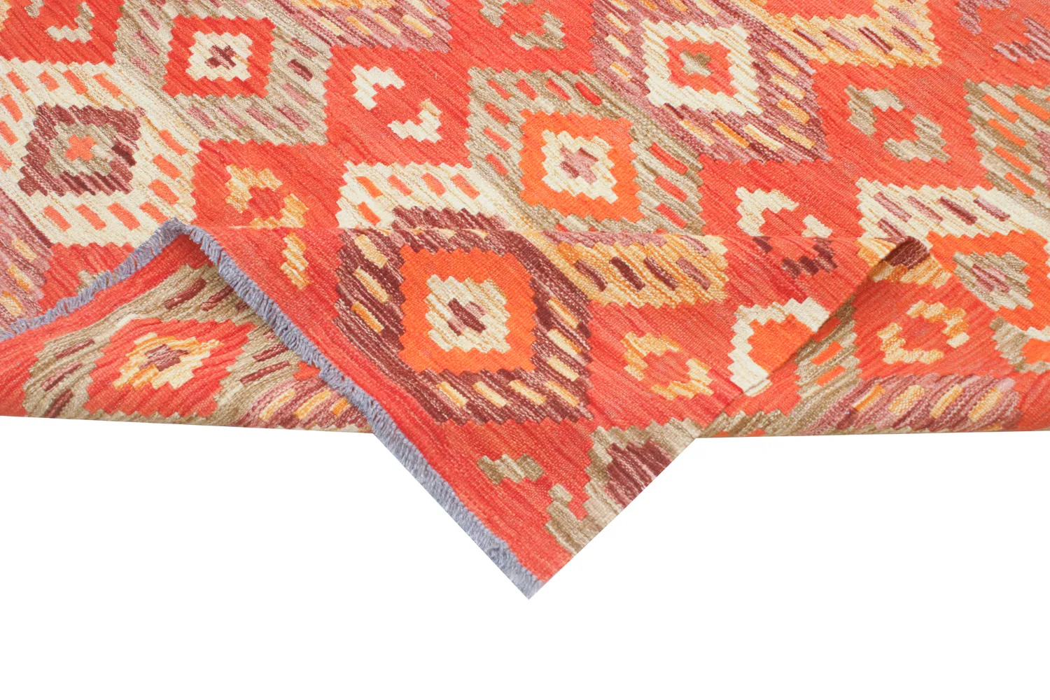 Alfombra Oriental - Vegi Kelim Hand Woven - 123 x 172 cm