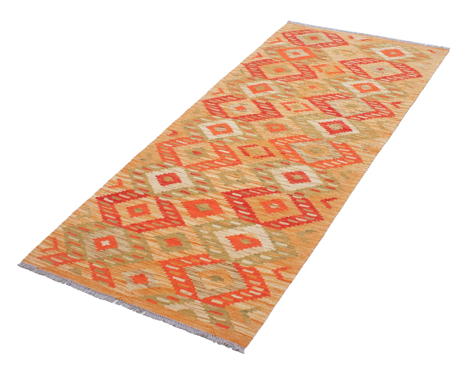 Alfombra Oriental - Vegi Kelim Hand Woven - 83 x 201 cm