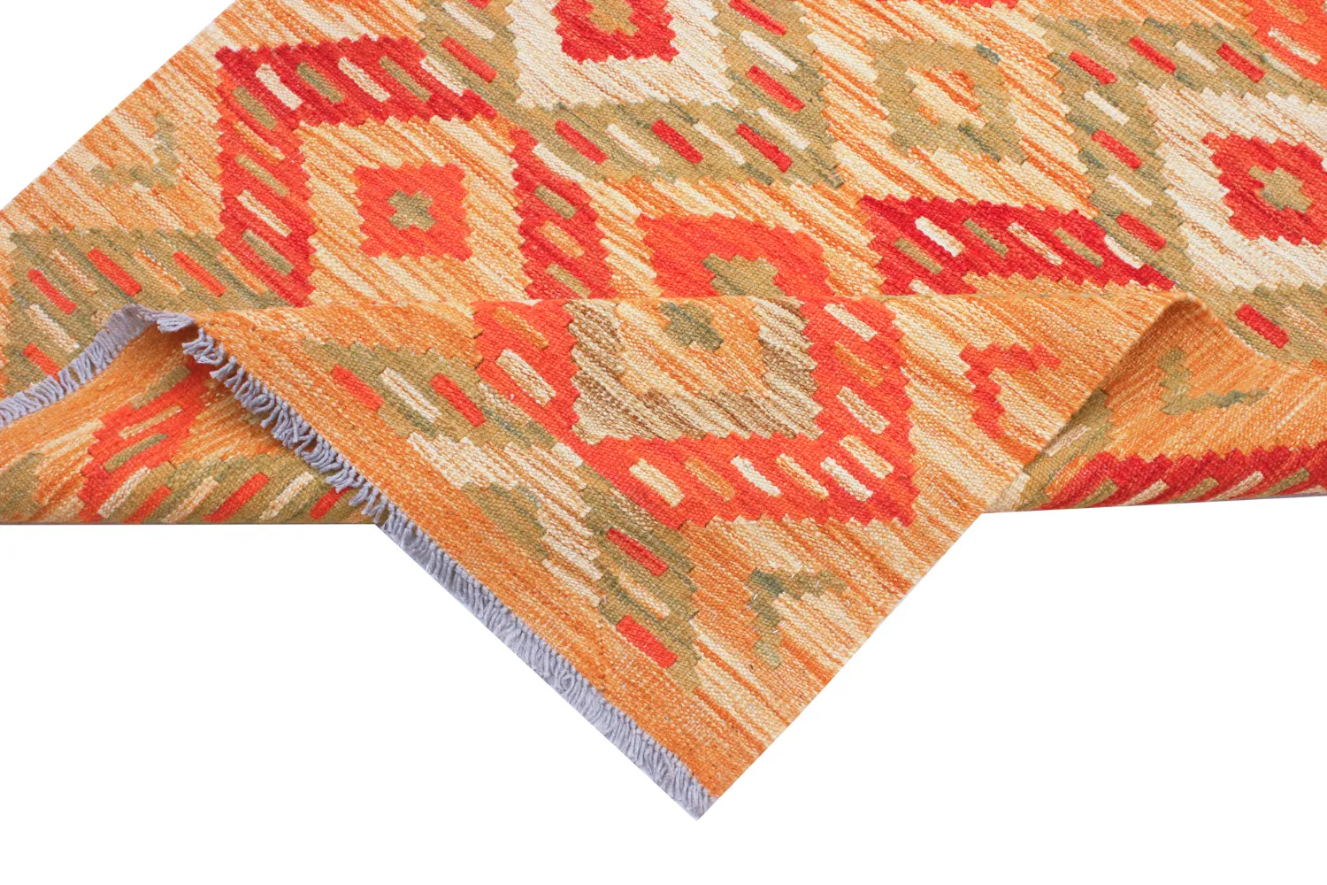 Alfombra Oriental - Vegi Kelim Hand Woven - 83 x 201 cm