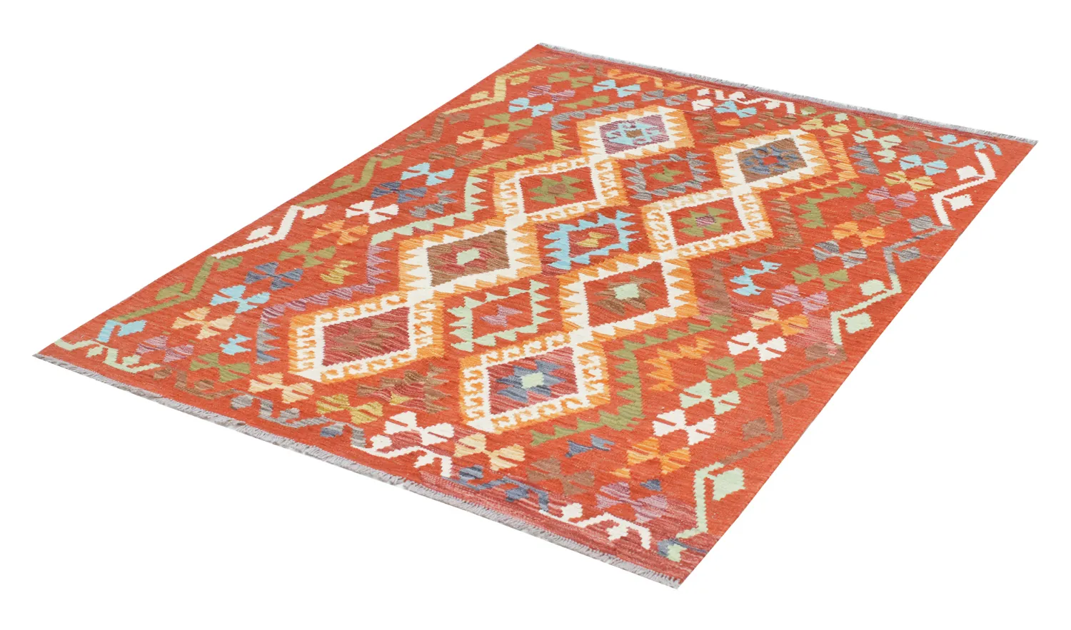 Alfombra Oriental - Vegi Kelim Hand Woven - 130 x 176 cm