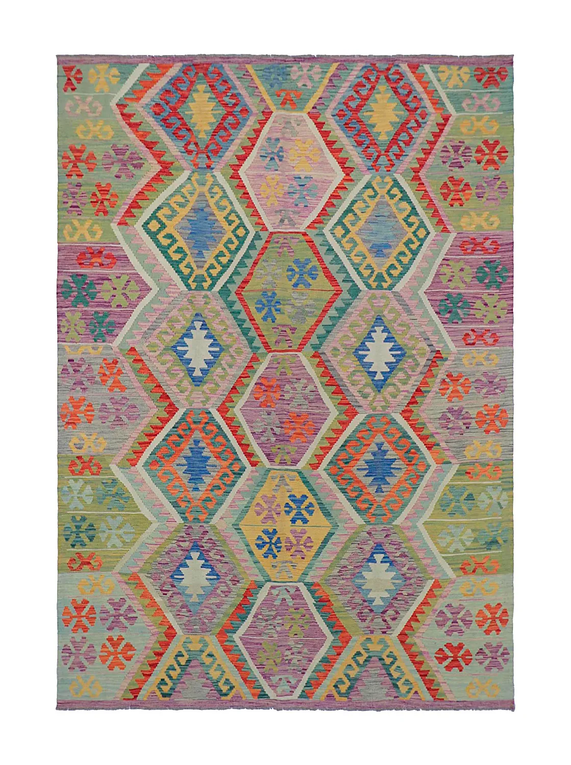 Alfombra Oriental - Vegi Kelim Hand Woven - 200 x 293 cm