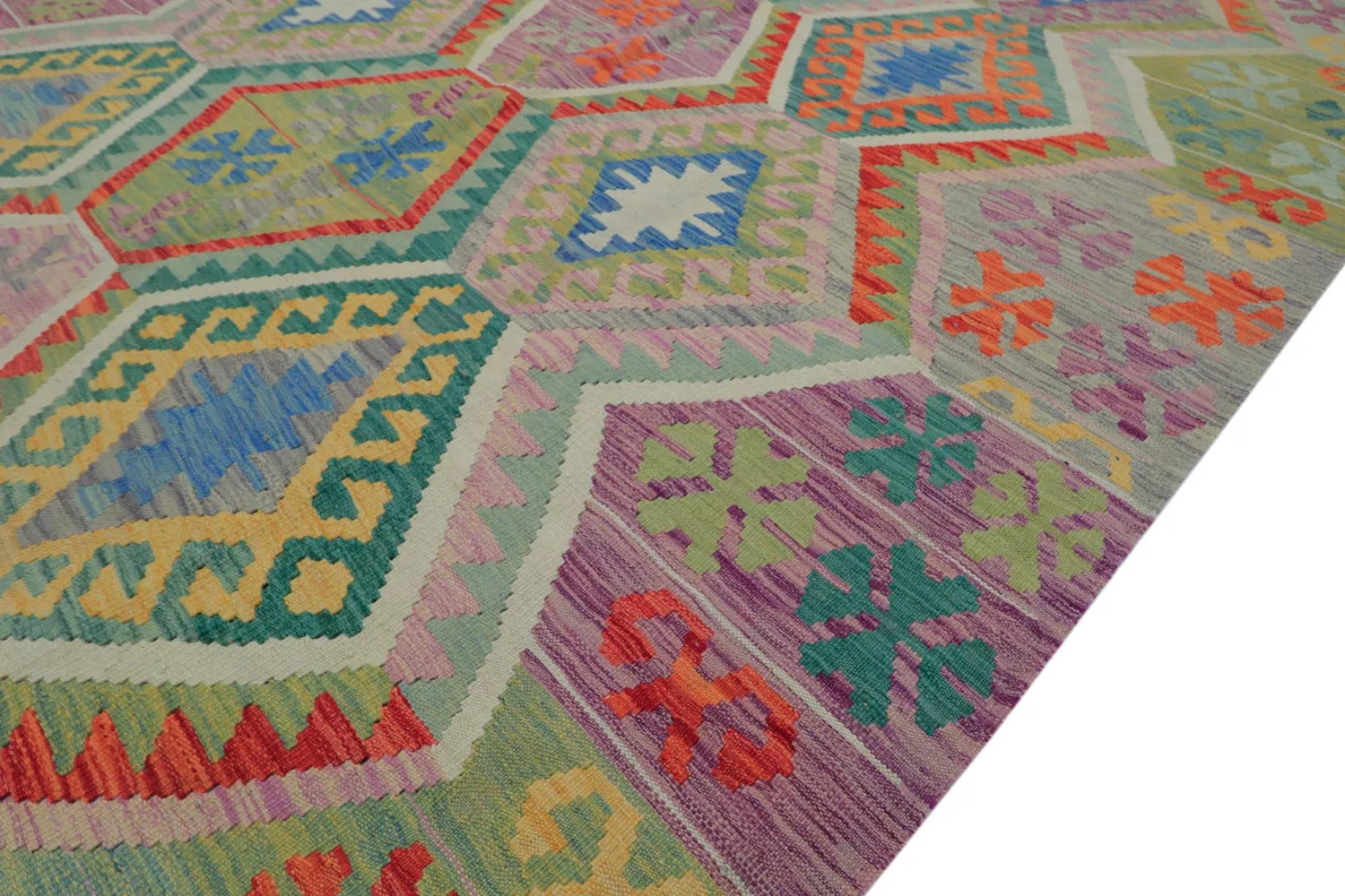 Alfombra Oriental - Vegi Kelim Hand Woven - 200 x 293 cm