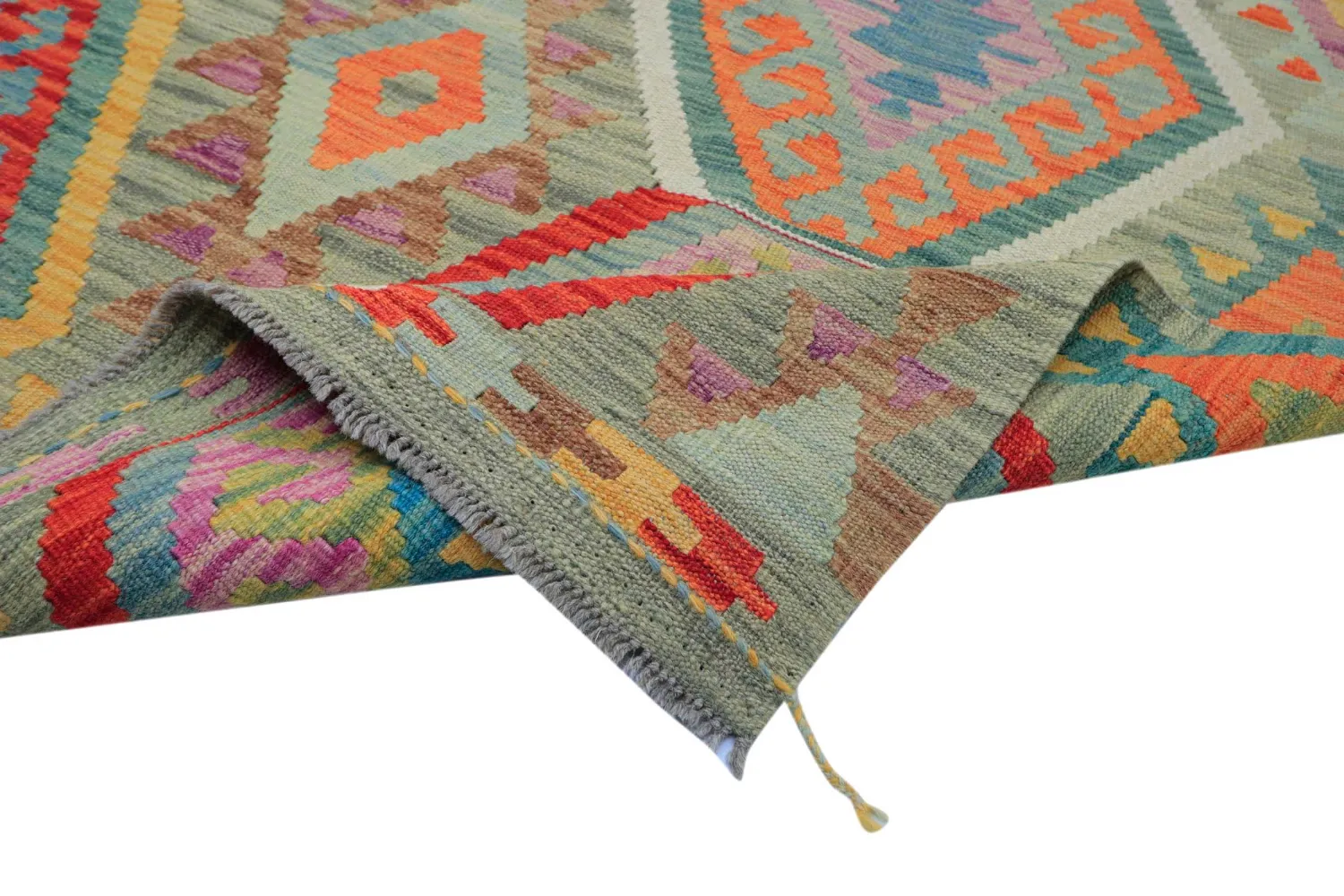 Alfombra Oriental - Vegi Kelim Hand Woven - 178 x 248 cm