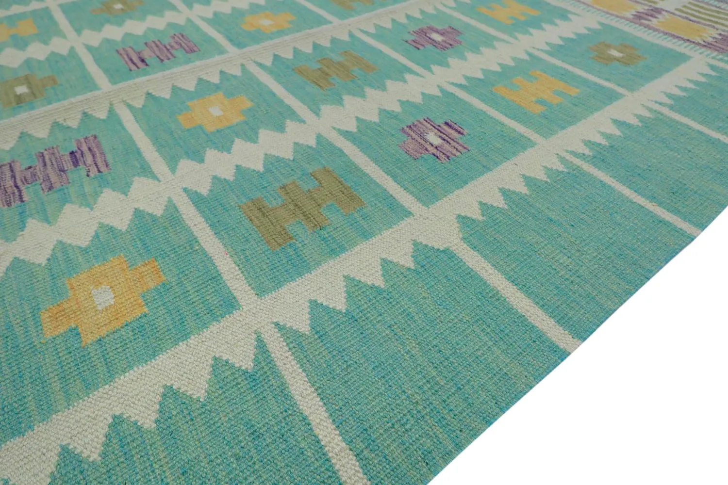 Alfombra Oriental - Vegi Kelim Hand Woven - 124 x 179 cm