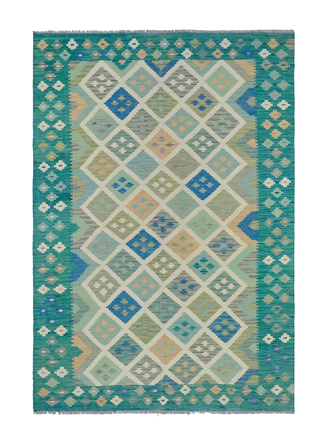 Alfombra Oriental - Vegi Kelim Hand Woven - 169 x 248 cm